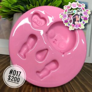 #017 Molde de Porcelana fría Modelo Lol Maxi