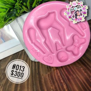 #013 Molde Para Porcelana Fría Modelo Centauro y Complementos