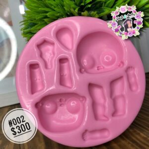 #002 Molde Para Porcelana Fría Modelo Lol Mixta