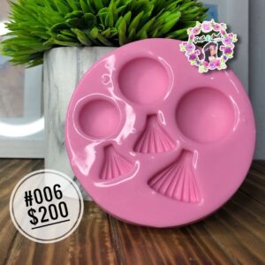 #006 Molde Para Porcelana Fría Modelo  Princesas 2.0