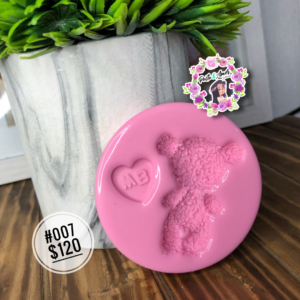 #007 Molde Para Porcelana Fría Modelo Osito 2.0