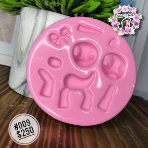 #009 Molde Para Porcelana fría Modelo Caballo