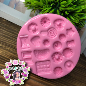 #026 molde para porcelana fria Dulcesitos
