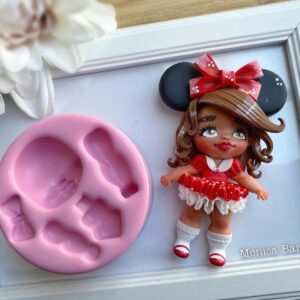 #48 Molde Baby Besito Para Pasta Flexible