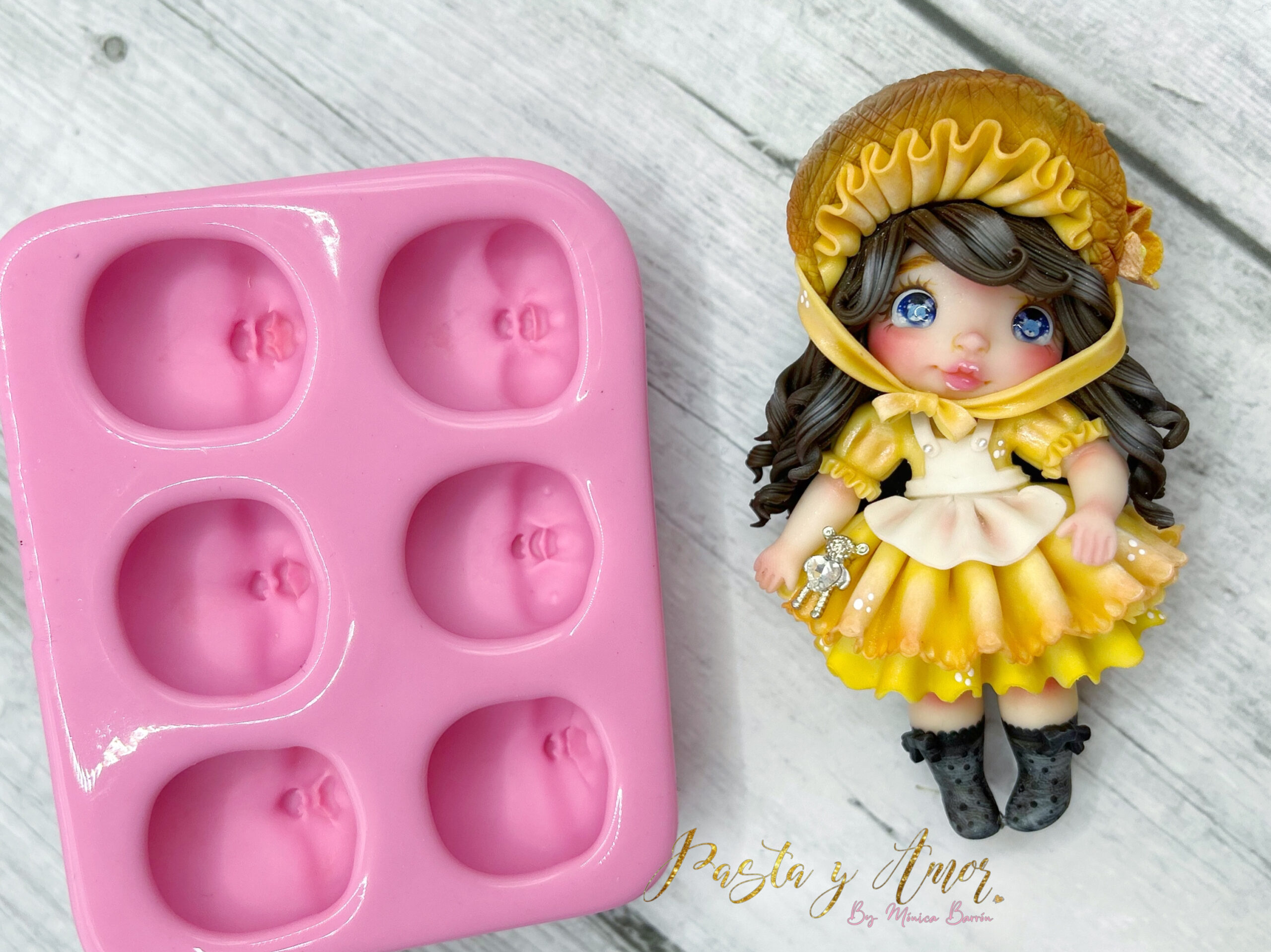 #58 Molde Caritas Baby - Imagen 2